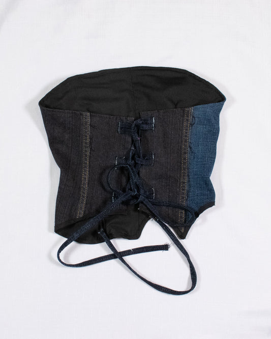 Deconstructed Denim Corset
