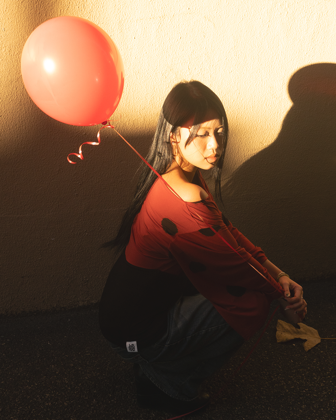Ophelia Shirt in Ladybug Red
