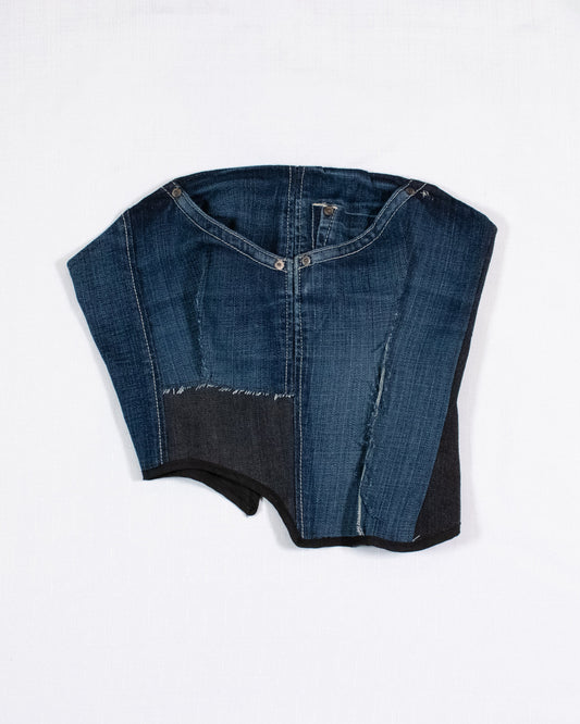 Deconstructed Denim Corset