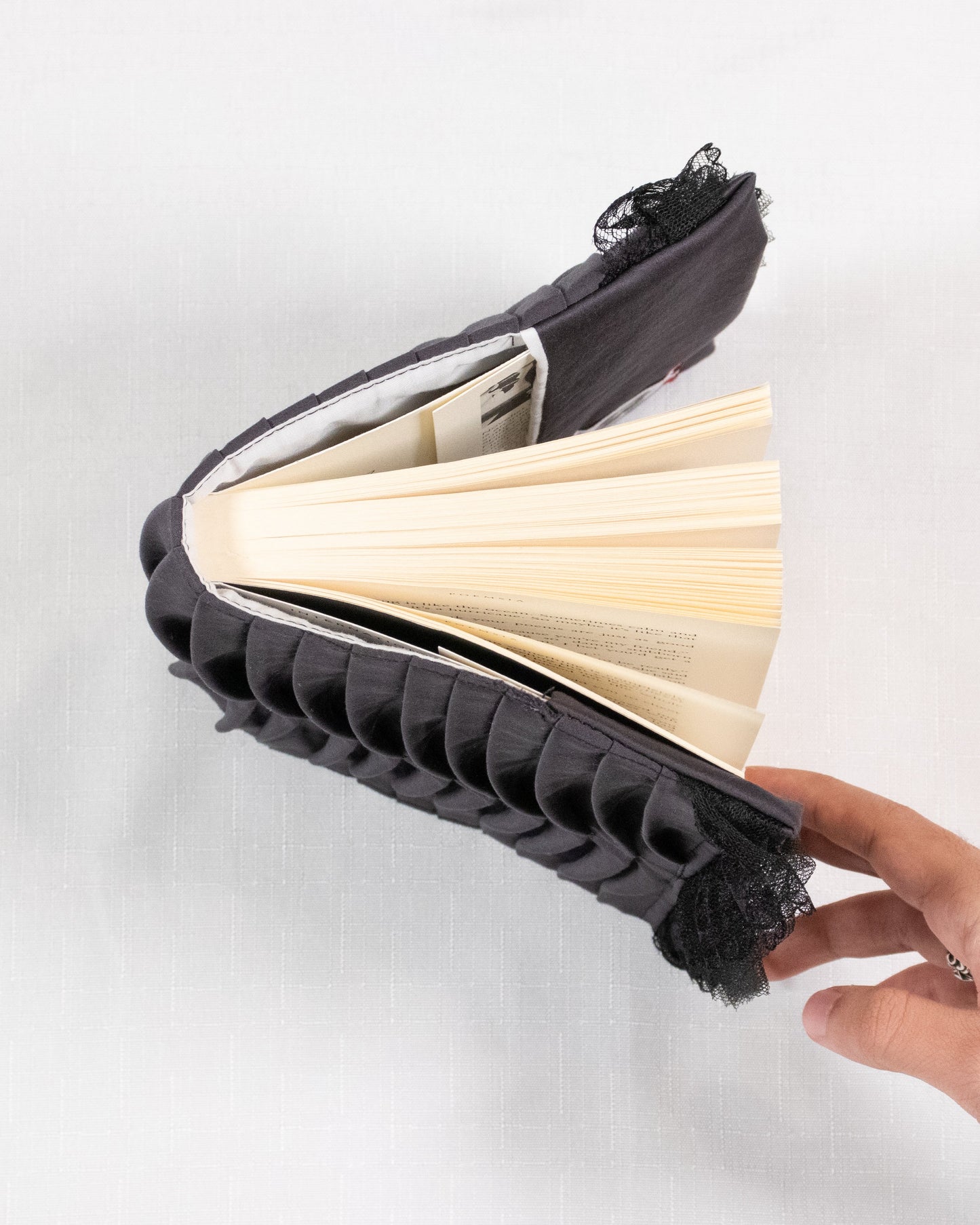 Pintucks Book Sleeve